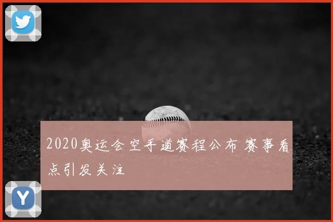 2020奥运会空手道赛程公布 赛事看点引发关注