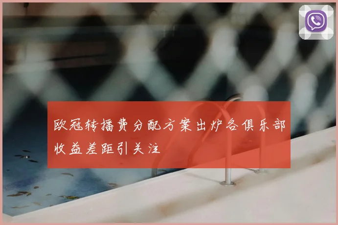 欧冠转播费分配方案出炉各俱乐部收益差距引关注